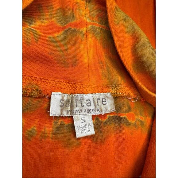 Solitaire Women’s Small Tiered Patchwork Maxi Skirt Indie Hippie Festival - Picture 6 of 7